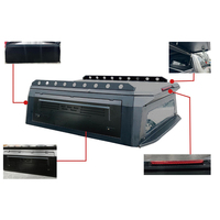 Capot de benne à triple ouverture pour pick-up, capacité de 601L-800L, installation sans perçage pour Ssangyong Musso 2003-2016