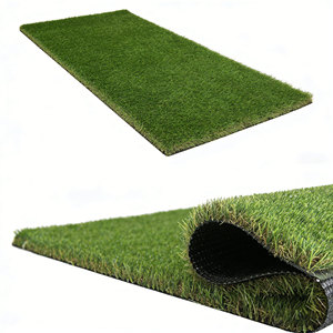 สนามกีฬากลางแจ้งและสนามเด็กเล่น พร้อมติดตั้งหญ้าเทียมแบบผสมตรงและหยักศก ได้รับการรับรองคุณสมบัติทนไฟ - Product Image 5