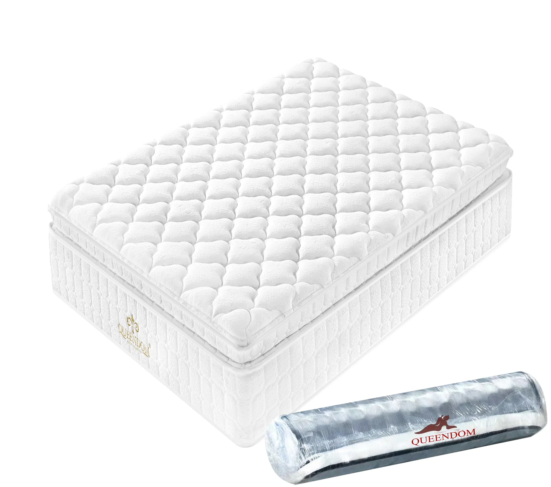 Bedroom Furniture Sets Natural Cotton Mini High Sleep Quality Roll Up Pocket Spring Mattress Comfort 7 Zone Bedding Mattress