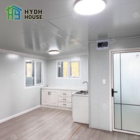 Hydh insonorisé 20ft 30ft 40ft pliable en acier Portable extensible conteneur maison Villa avec cuisine