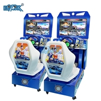 Machine de jeu d'arcade à jetons Kids Outrun 22 LCD Car Racing Simulator Game Machine