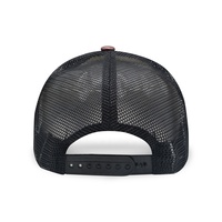 Gorra de camionero de cuero sintético con bordado personalizado, alta calidad, venta al por mayor