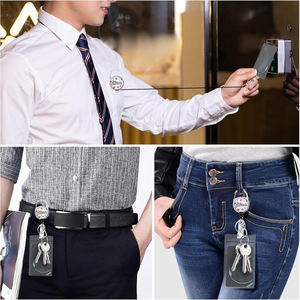 Cross-border easy-pull <b>buckle</b> rotating back <b>clip</b> medical care series nurse cross syringe retractable badge <b>clip</b> - Product Image 2