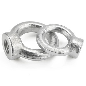 Lifting Eye Bolt <strong>Nut</strong> M6 M8 M10 M12 M16 <strong>M20</strong> Bright Zinc Plated Steel Heavy Duty <strong>Ring</strong> Screws <strong>Ring</strong> Hooking Loop Hole for Cable Rope - Product Image 4