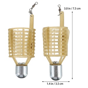 Cebo de carpa, jaula de cebo, cesta de <span class=keywords><strong>pesca</strong></span>, soporte de alimentador de señuelo grueso - Product Image 3