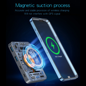 Usb C <span class=keywords><strong>HUB</strong></span> 8-in-1 Docking Station 15W không dây sạc TF/SD Đầu đọc thẻ QC/PD điện đầu vào cho máy tính điện thoại USB 2.0 kho - Product Image 4