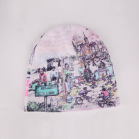 Gorro de Punto Personalizado al por Mayor con Logotipo, Estilo Y2K, Estampado Completo, Unisex, para Invierno
