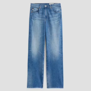 Yüksek kaliteli artı-boyutu düzenli tarzı kadın Denim kot nefes orta bel kristal yay rahat yaz özel Logo Oem hizmeti - Product Image 1