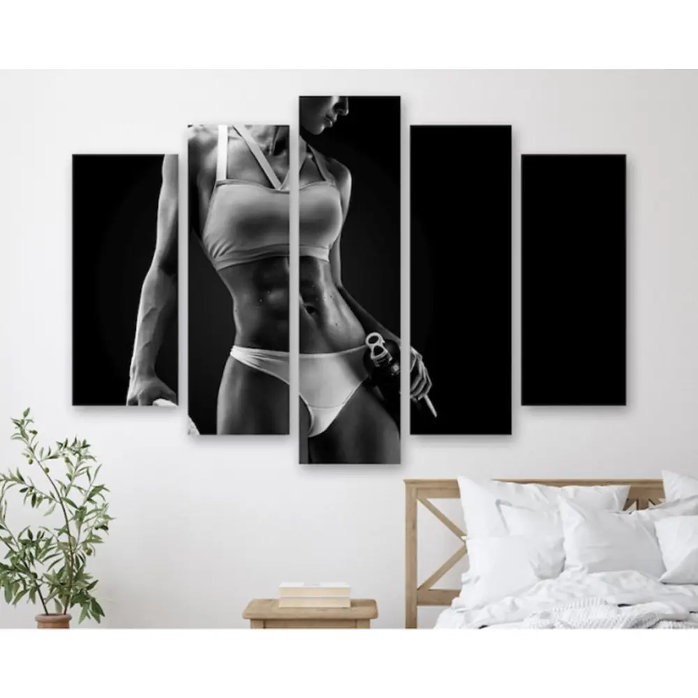 R-DZ01 moderne décor à la maison affiche image personnalisée toile impression numérique Sexy nu mur Art peinture à l'huile