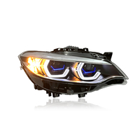 Ensemble de phares LED KGKB pour BMW Série 2 F22 F23 F87 2014-2020, mise à niveau avec double couleur DRL, lentille de projecteur laser, Plug & Play