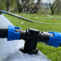 Petit rouleau de ruban d'irrigation goutte à goutte en matériau PE de 16mm emballage de liens d'accessoires en plastique pour le produit d'irrigation de connexion d'eau