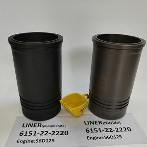 Recambio de Camisa de Cilindro para Motor Diésel 6151-22-2220 para Excavadora PC400-6, Cargadora de Ruedas WA470, Bulldozer D65EX, Motor de Grado <span class=keywords><strong>GD705</strong></span> S6D125 - Product Image 3