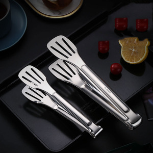 Umweltfreundliche Moderne Luxus-Küchenzange, Brotzange, Verdickte Edelstahl-Metallzange in Silber - Product Image 3