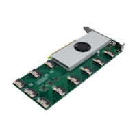 SUNWEIT ST5126 PCIe4.0 X16 10-Port SlimSAS SFF-8654 Server Ekspansi Penyimpanan