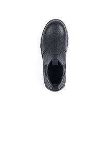 Chaussures de sécurité en cuir pour hommes au design unique, semelle en PU absorbant les chocs pour la sécurité sur le lieu de travail, disponibles à un prix raisonnable - Product Image 4