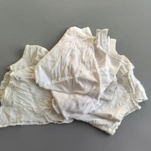 Trapos de Algodón Blancos Reciclados para Uso Industrial, Trapos de Limpieza, Trapos de Desecho - Product Image 1