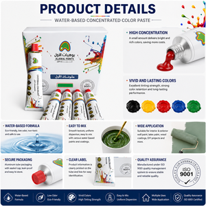 ALAWAL สีผสมอเนกประสงค์แบบหลอด สำหรับสีลาเท็กซ์ อะคริลิก และสารเคลือบแบบใช้น้ำยาละลาย - Product Image 4