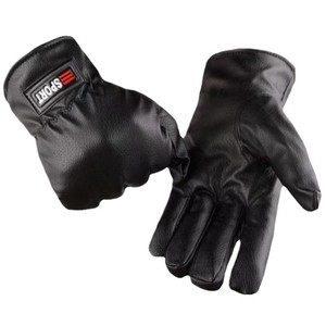 Gants de sport en cuir à doigts entiers, noirs, taille unique, pour cyclisme, compatibles écran tactile, unisexes, pour activités de plein air, en PU - Product Image 5