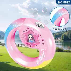 Bracelet lumineux LED 7 couleurs personnalisé, machine à bulles portable mains libres pour les fêtes d'enfants, vente en gros - Product Image 6