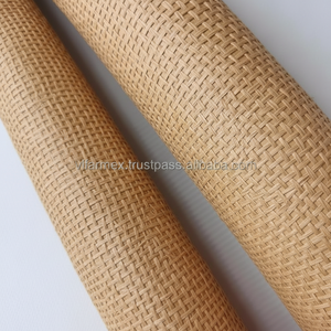 Papel Tapiz de Fibra Natural, Revestimiento de Pared Texturizado Eco Chic, Textura de Pared Tejida a Mano Orgánica para el Hogar - Product Image 1