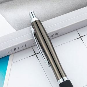 Wholesale 1.0Mm Retractable Metal Ballpoint <b>Pen</b> Custom Logo for Office Student Writing Advertising Conferences Hotels Promotions - Product Image 2