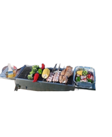 Fabricant professionnel OEM, barbecue au charbon de bois pliable moderne sans fumée en acier inoxydable 304 pour l'extérieur