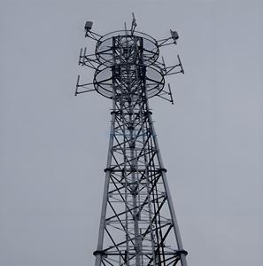 Torre de Comunicación de Acero Galvanizado con Estructura Angular Personalizada de 3 Patas, Mástil de Antena de 10M-150M de Altura, Marca JUNHAO, ISO9001 - Product Image 3