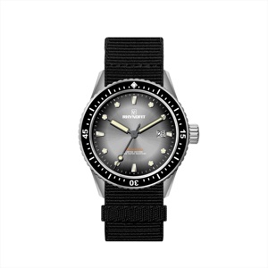 Montre mécanique automatique décontractée de sport avec cadran dégradé, insert de lunette en céramique, bracelet en nylon, étanche 10 ATM - Product Image 5