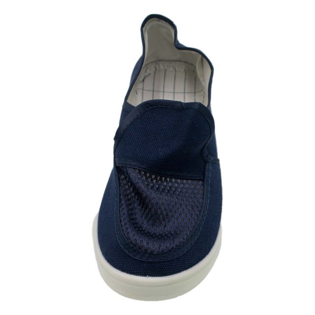 Esd Shoes Breathable Anti Static PU Lab Working Shoes Blue ESD Cleanroom Shoes with Mesh for Laboratory Use