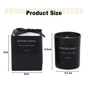 Bougie parfumée personnalisée promotionnelle en gros, bougies parfumées de Noël, bougies parfumées en cire de soja de luxe, coffret cadeau - Product Image 3