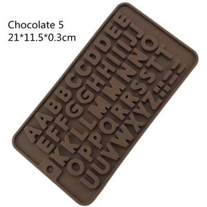 Khuôn Sô Cô La Silicone Mới Hình Dạng 3D Khuôn Công Cụ Làm Bánh Vui Nhộn Cho Thạch Kẹo Số Trái Cây Bánh Tiện Ích Nhà Bếp Tự Làm - Product Image 6