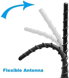 Accessoires automobiles réception directe de camion 7 pouces en caoutchouc Flexible <span class=keywords><strong>Antenne</strong></span> automatique en spirale mât de toit Radio <span class=keywords><strong>Antenne</strong></span> de voiture hélicoïdale - Product Image 4