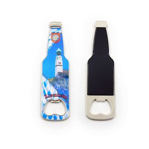 Manufacturer Customized Logo Foil Printing Beach City Tourist Souvenir Metal <b>Fridge</b> Magnet Bottle Opener Custom - Product Image 4