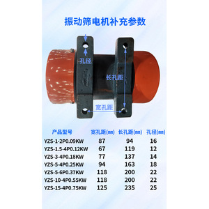 มอเตอร์สั่นสะเทือน PGMV 0.09KW 10000 รอบต่อนาที สำหรับงานก่อสร้าง - Product Image 5