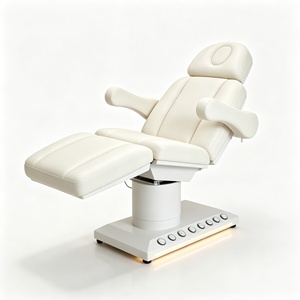 Cama de Belleza Blanca de Alta Calidad, Silla Facial Eléctrica, Cama de Esteticista Reclinable, Cama de Masaje, Cama de Belleza Eléctrica con Motores - Product Image 5