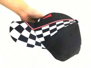 Gorra de Béisbol con Logotipo Personalizado, Tela de Terciopelo, Patrón Argyle Bordado a Mano y Lazos, Disponible con Estilo de Imagen Personalizada - Product Image 3