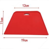 Spatule industrielle en plastique de 19,5 cm pour papier peint, outil de plâtrage, épaisseur de lame de 1,2 mm, manche en PVC, support OEM personnalisé