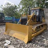 Bulldozer sur chenilles d'occasion CAT D6G, Caterpillar D6G d'origine japonaise avec ripper pour le nivellement des terrains et les travaux de terrassement