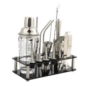 Fabrieksprijs Hout Cocktail Shaker Set 5 Stuks Cocktail Shaker Set Cocktail Shaker Bar Set Met Beste Service