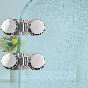 Bisagra para puerta de vidrio sin marco, bisagra de aleación de zinc con rotación de 180 grados para decoración de puertas de vidrio, fácil instalación - Product Image 3