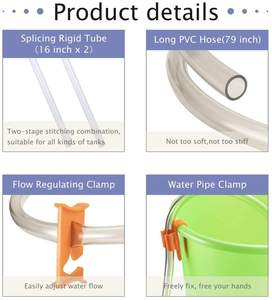 <span class=keywords><strong>Aquarium</strong></span> Bodemreinigers, nieuwe Quick Water Changer Met Air-Drukken Knop <span class=keywords><strong>Aquarium</strong></span> Zand Cleaner Kit <span class=keywords><strong>Aquarium</strong></span> Sifon Vacuüm - Product Image 5