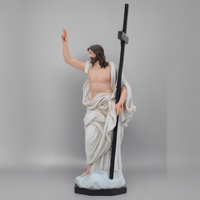 Statues religieuses catholiques en résine de Chitenge pour la décoration d'église occidentale, le Ressuscitation de Jésus - Vente en gros usine