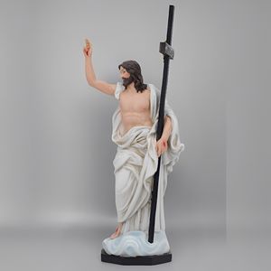 Estatuas Religiosas Católicas al por Mayor de Fábrica, Material de Resina Chitenge para Decoración Sagrada Occidental de Iglesias, la <span class=keywords><strong>Resurrección</strong></span> de Jesús - Product Image 4