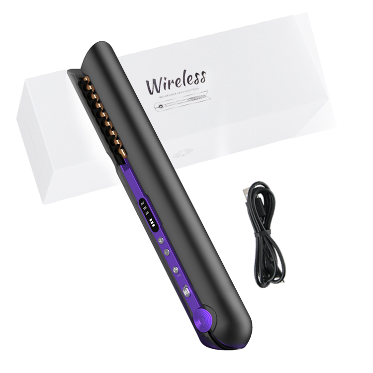 New hair styler usb hair straightener 2in1 wireless straightener cordless hair straightening comb