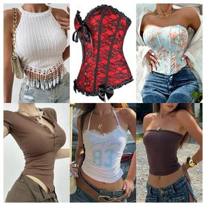 Großhandel Frauen Mixed Fashion Casual Top Badeanzug Röcke Kleidung Damen kleider Beliebte Neue Frauen Kleidung Großhandel - Product Image 1