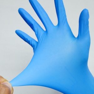 4,0 mil Farbe optional Einweg-Nitril handschuh Malaysia Blue Nitrile Untersuchung shand schuhe Pulver freier Handschuh - Product Image 3
