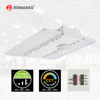 Luz LED Lineal de Alta Potencia para Taller, 150LM/W, 100W, 200W, 250W, Certificación EPR CE, Disponible en Almacenes de EE. UU., UE y Canadá