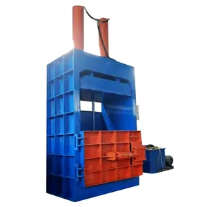 Most Competitive Semi Automatic Vertical Hydraulic Rubbish Press Baler Machine For Pet Bottle