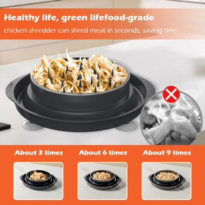 Hot Bán 12 ''BBQ Công Cụ Gà Shredder Công Cụ Xoắn Lớn Thịt Shredder Cầm Tay Nâng Cấp Gà Shredder Với Có Thể Tháo Rời Tấm - Product Image 2