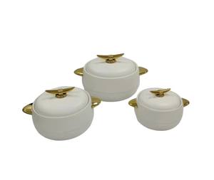 Olla Térmica de Gran Capacidad al por Mayor, 1L 2L 3.5L, Plato Aislado para Servir, Cazuela <span class=keywords><strong>con</strong></span> Asas Laterales Doradas Resistentes - Product Image 2